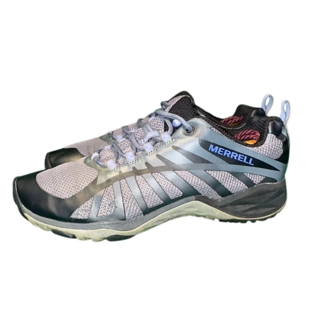 Merrell Siren Edge Q2 Womens Hiking Shoes Grey Blue‎ J41316 Size 8